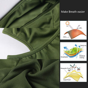 Masque facial balaclava rafraîchissant pour l'été, protection solaire UV, pour le cyclisme et la course à pied, cagoule tactique extensible et élastique - Product Image 4