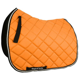 Tapis de selle pour chevaux de haute qualité, excellente qualité, tissu en coton, tapis de selle polyvalents avec bordure blanche - Product Image 2