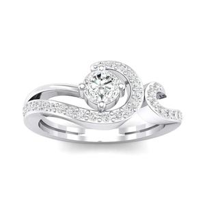 ขายส่งแหวนเพชรคุณภาพเยี่ยม สีขาว DEF แท้ 100% และเพชรเพาะเลี้ยงในห้องปฏิบัติการ สำหรับวันครบรอบ ความใสระดับ VS-VVS - Product Image 1