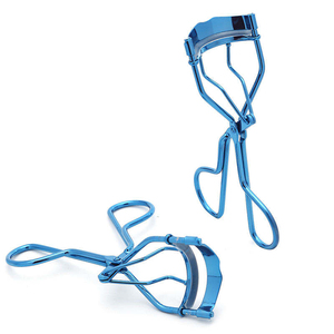 Recourbe-cils professionnel en acier inoxydable bleu, outil de beauté portable pour cils, vente en gros - Product Image 6