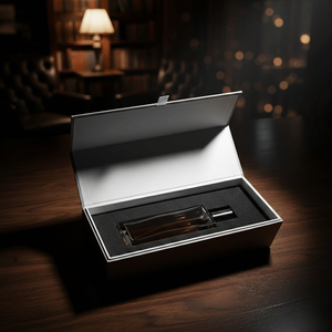 Caja de Regalo de Cartón de Lujo con Logotipo Personalizado |   Empaque Rígido Plegable con Cierre Magnético, Esponja y Laminado Mate - Product Image 1