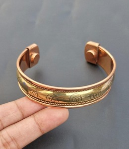 Esposas de Cobre Puro Magnéticas para la Salud, Artritis Garantizada, Hechas a Medida, Estilo Europeo Tradicional, Impresión UV Moderna - Product Image 2