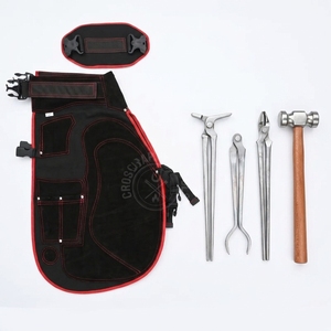 Juego de Herramientas de Herrador y Delantal de Cuero para Herrador, Pantalones de Gamuza, Pinzas para Herraduras, Martillo Redondo, Alicates para Herraduras, Kit de Herramientas Portátil - Product Image 6