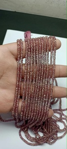 Perles Rondelles Facettées en Grenat Naturel de Malaisie, Taille 5mm à 5.5mm, Bijoux pour Femme, Meilleur Prix, Cadeau, Certifié IGI, Vente en Gros par un tiers - Product Image 5