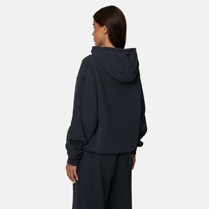 Sudadera con Capucha 100% Algodón Francés, Estilo Básico, Lisa, para Mujer - Product Image 2