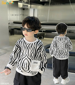 Conjuntos de Ropa Casual de Forro Polar de Color Liso para Niños Pequeños, Ropa de Casa, Tops de Manga Larga y Pantalones, Atuendos para Niños Pequeños - Product Image 1