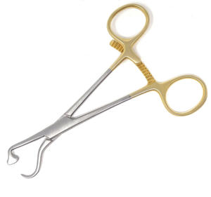 Pince à couronne incurvée TC Keramo Grip avec inserts diamantés en acier, manuelle, haute qualité, chirurgicale orthopédique, Classe II CE GS - Product Image 6