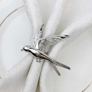 Anillos para Servilletas de Hierro con Acabado Dorado Elegante, Ecológicos y Duraderos, Decoración de Mesa de Lujo para Bodas y Eventos - Product Image 2