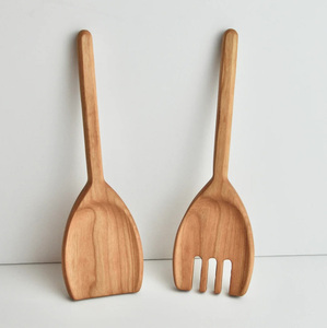Juego de Cubiertos de Madera Modernos para Ensalada, Cuchara y Tenedor, Tendencia 2027, Juego Premium para Cocina y Comedor - Product Image 1