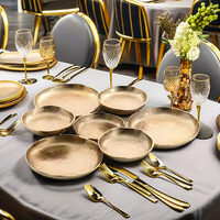 Meilleures ventes : Ensemble de bols en métal moulé artisanal Art Déco, plaqué or, multi-pièces, pour table basse, service alimentaire avec sonnerie horaire