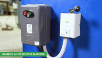 Machine à fendre le bambou automatique 10FT, robuste et haute efficacité, pour la fabrication de bâtonnets et la production d'Agarbati