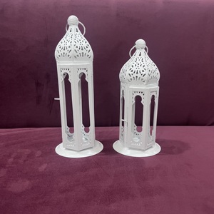 <b>Moroccan</b> Iron Decorative <b>Lantern</b> for Christmas Home Decor - Product Image 1