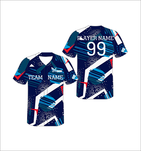 เสื้อเบสบอลแบบซับลิเมชั่นสั่งทำพิเศษ ติดกระดุมเต็มตัว ชุดทีมแบบกำหนดเองได้ ชุดกีฬาผู้ชายระบายอากาศได้ดี เสื้อแห้งเร็ว - Product Image 1