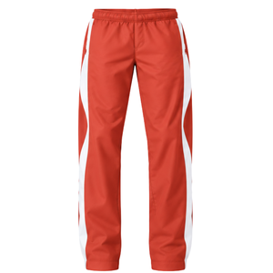 Red White Hooded Tracksuit Set Full Zip <b>Jacket</b> Matching <b>Straight</b> Pants Custom Team Training Athletic Sportswear Two Piece Outfit - Product Image 4