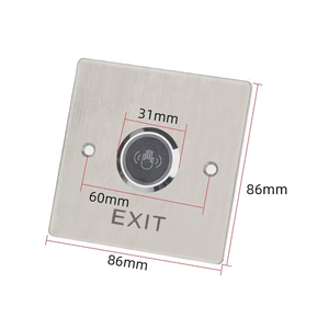 ノータッチ終了スイッチボタン非接触アクセス制御壁掛けドアスイッチ終了ボタンボタンスイッチ 12v IP66 防水 - Product Image 2