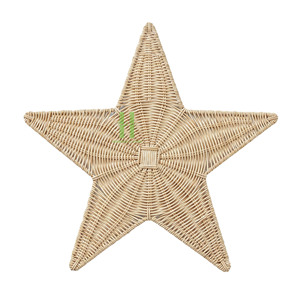 Manteles Individuales de Mimbre en Forma de Estrella a Precio Económico, Decoración Rústica para Mesa, Tejidos a Mano por Artífices Expertos de Vietnam - Product Image 4