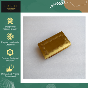 High Quality Modern Silver/Gold Finish Eco-Friendly Durable Recyclable Handmade Brass Water Resistant Customizable Safety - Product Image 2