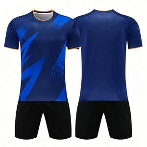 ราคาโรงงานขายส่ง เสื้อฟุตบอลออกแบบเองตามสั่ง ชุดฟุตบอลสโมสรแบบซับลิเมชั่น ชุดฟุตบอลชาย - Product Image 3
