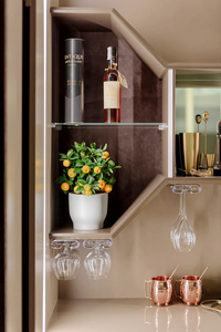 Solviera Modern Home <b>Bar</b> Cabinet Premium Liquor Unit with Shelves and Designer Finish - Product Image 4