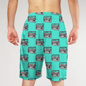 Shorts de Baño para Hombre con Estampado, Secado Rápido, Casuales, con Cordón en la Cintura, de Longitud Media - Product Image 2
