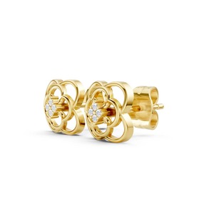 Wholesale Supply <b>Snowflake</b> Lab Grown Diamond <b>Earrings</b> for Women Diamond <b>Earrings</b> for Wedding Party and Gifting - Product Image 2