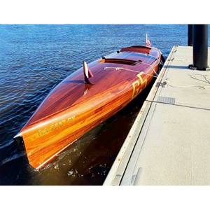 Baby Bootlegger, Lancha Deportiva de Madera de 30 pies, Construida a Medida, Estilo Clásico Vintage de Lujo - Depósito de Consulta - Product Image 3