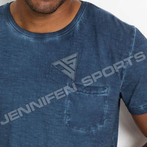 Camiseta de Verano al por Mayor con Lavado Ácido, Camisetas de Boxeo Vintage con Cuello Redondo, Tejido Pesado 100% Algodón, Ropa de Hombre, Camiseta para Hombre - Product Image 5