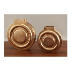 Best Seller High Quality <b>Decor</b> <b>Vase</b> Modern Shape Metal Flower <b>Vase</b> for Home Living Room Wedding Tabletop by Azora Industries - Product Image 1