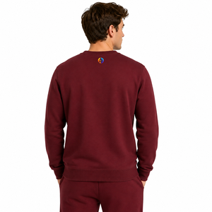 Sudadera suave para hombre con tela cálida y cómoda, ribetes acanalados, cuello limpio, corte regular y estilo sencillo para uso en exteriores. - Product Image 3