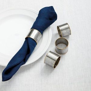 Anillo para servilletas de metal pulido a mano con bordes lisos para un uso seguro y cómodo - Product Image 4