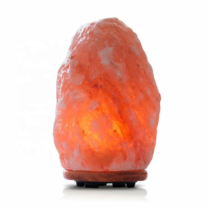 Égayez votre espace avec une lampe en sel rose de l'Himalaya, une lumière décorative élégante idéale pour les chambres, les bureaux, les étagères et les tables. - Product Image 5