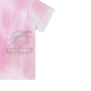 Camiseta con efecto descolorido por el sol de color personalizado, venta al por mayor, impresión de logotipo, camiseta con efecto descolorido por el sol de alta calidad - Product Image 3