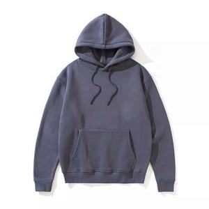 Unisex 500 Gsm impermeable a prueba de viento pulóver Sudadera con capucha pesado desgastado básicos algodón mezclado colores personalizados invierno franela Digital - Product Image 2