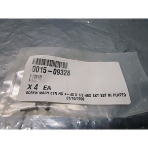 4 AMAT 0015-09328 Screw Mach BTN HD 4--40 X 1/2 - อุปกรณ์และอะไหล่เซมิคอนดักเตอร์ระดับโลกที่เชื่อถือได้ - Product Image 2