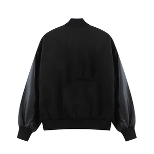 Cheap <b>Waterproof</b> Polyester/Cotton Men's Varsity Jacket <b>Warm</b> Winter Custom OEM Service - Product Image 2