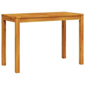 Juego de comedor de jardín de madera maciza de acacia marrón de 3 piezas - Product Image 5