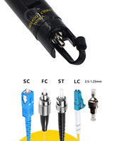 Telecom 650 nm Fuente de luz láser roja Pluma VFL Localizador visual de fallas de fibra óptica
