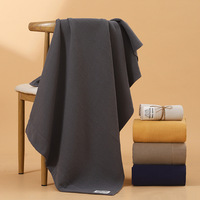 Ensemble de serviettes en coton à couche d'air, serviettes de bain et de visage douces, absorbantes et à séchage rapide, pour couple, maison, entreprise, cadeau
