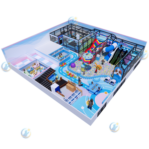 Parque Infantil Interior de Alta Resistencia, Estructura de Juego Suave de Aluminio y PVC, Piscina de Pelotas, Tobogán, Muro de Escalada, Gran Capacidad, Tamaño Personalizable - Product Image 2