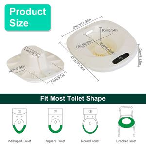 Vasca Elettrica per Bagno da Seduta con 2 Livelli di Flusso d'Acqua, Strumento per Immersione nel Sedile WC per Cura Post-Parto e Riabilitazione Postnatale - Product Image 6