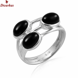 Natural <b>black</b> onyx handmade <b>rings</b> 925 sterling silver solid jewelry wedding special natural gemstone <b>rings</b> for girls - Product Image 1