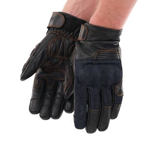 Gants de moto avec rembourrage de protection, design antidérapant, ajustement flexible pour la conduite, tissu respirant, personnalisation du logo - Product Image 2