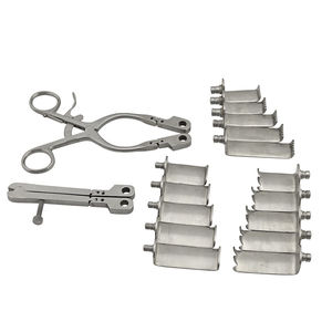 Retractor Cloward de Acero Inoxidable, Cuchillas Laterales Cónicas Autoestáticas, Juego de Retractores Cervicales Casper de Grip Surgical - Product Image 1