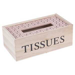 Boîte à mouchoirs décorative en bois découpée au laser avec logo personnalisé, rectangulaire, pour la maison et l'hôtel - Product Image 4