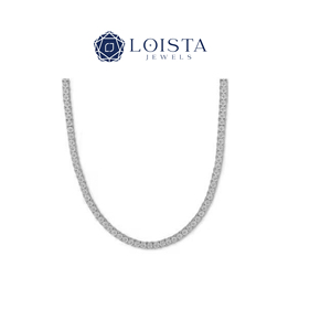 สร้อยคอแบบ Cuban Link ชุบทองประดับเพชร IGI Certified Lab Grown Diamond สไตล์ฮิปฮอปสำหรับผู้ชาย - Product Image 6