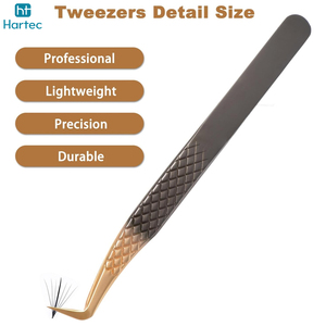 High-End Custom Logo <b>Lash</b> Tweezer Set, Gradient Finish Stainless Steel Tweezers for Eyelash Artists, Wholesale Beauty <b>Kits</b> - Product Image 2