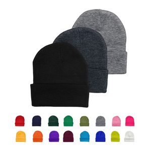 Wholesale Plain Beanie Hat Rib Knit <b>Winter</b> <b>Cap</b> Unisex Soft Warm Stretch Skull <b>Cap</b> Custom Logo Supplier Hat - Product Image 4