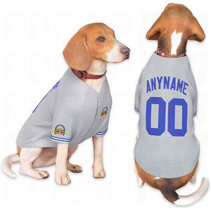 New Style Dog Baseball Jersey Custom Pet Grooming Uniform for Women Men Soft <b>Polyester</b> Workwear Dog <b>Shirt</b> Pet Apparel - Product Image 1