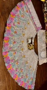 Lehenga Choli de Novia en Color Pastel con Bordado Floral, Traje de Boda de Diseñador, Lehenga de Compromiso para Mujer, Conjunto de Dupatta, Atuendo Étnico de Lujo - Product Image 5