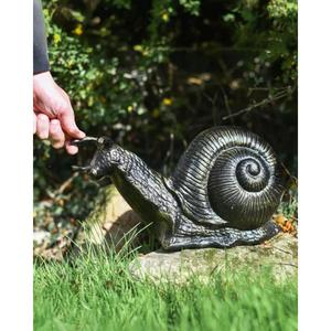 Estatua de caracol de tamaño real para montar en el suelo, artículos de jardín, escultura de caracol hecha a mano para decoración, precio al por mayor - Product Image 2